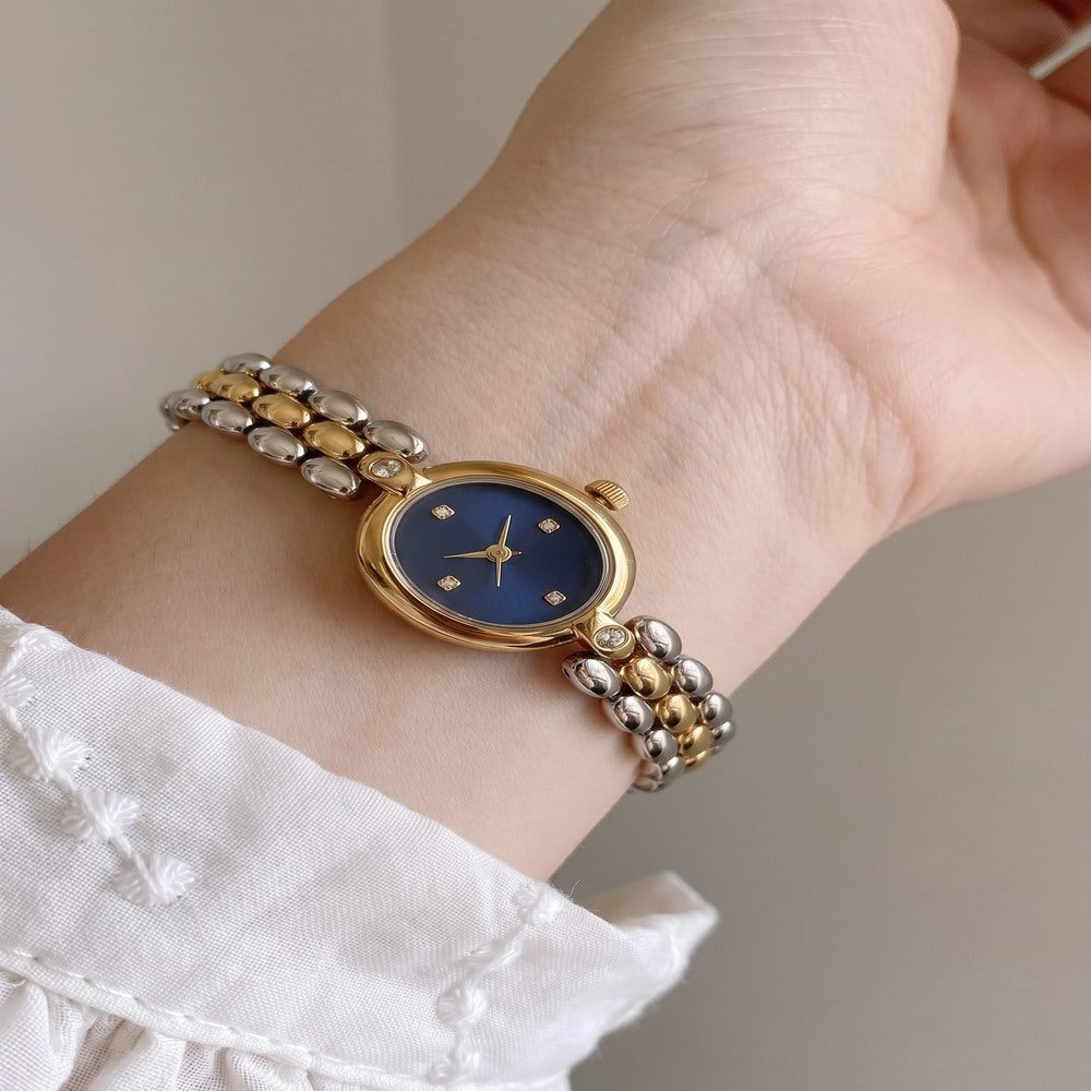 Çift Renk Vintage Saat